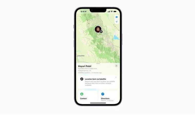 宾川苹果14维修分享iPhone14系列中 FindMy功能通过卫星分享位置方法教程 